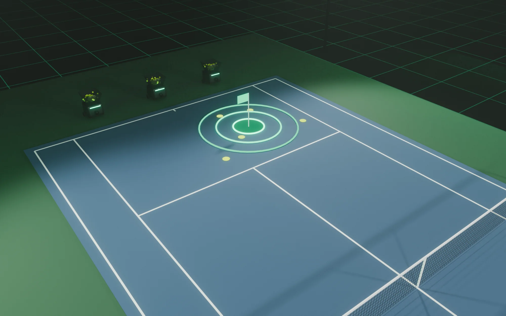 Closest to the Pin on a Court X court