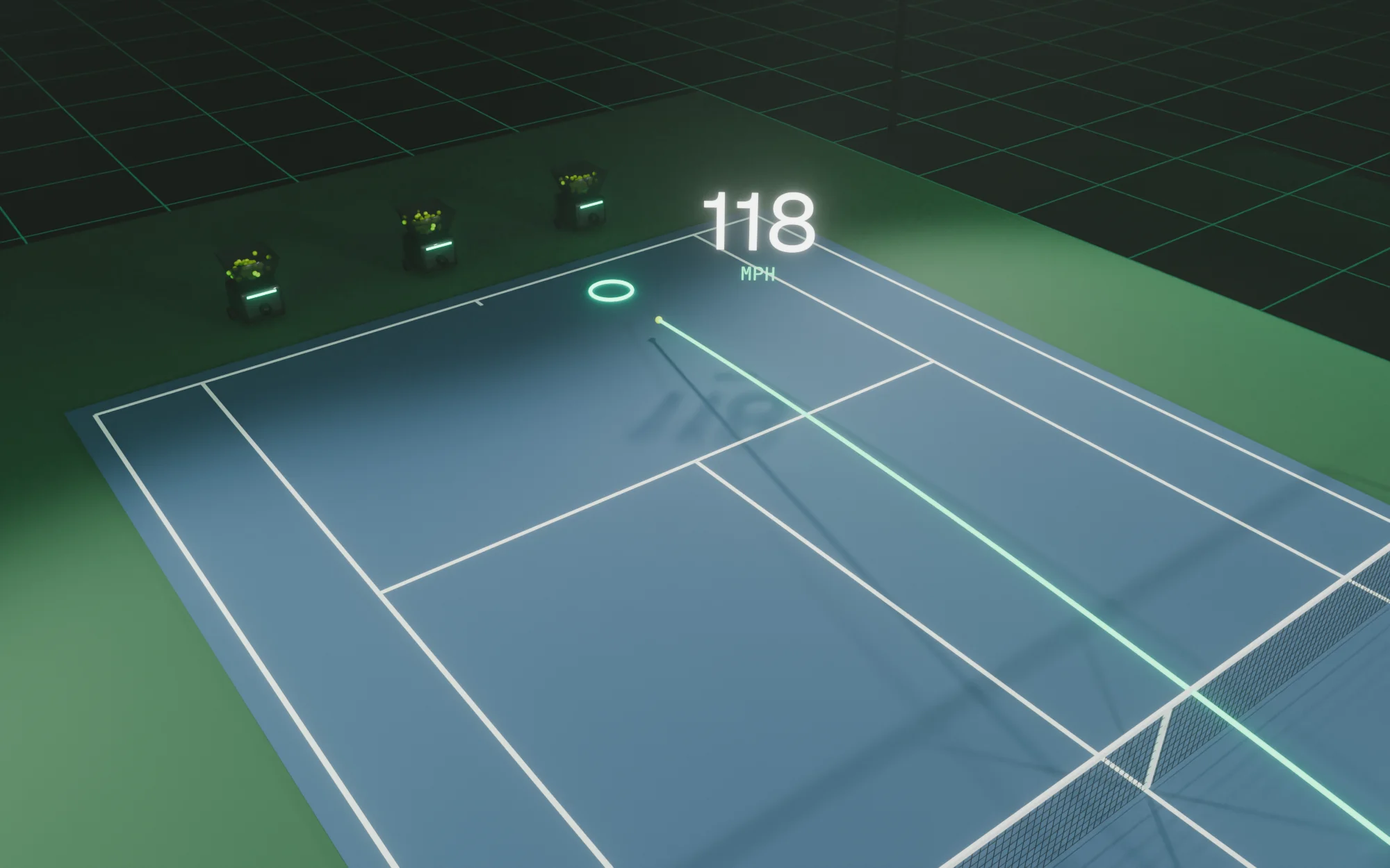 Speed Challenge on a Court X court
