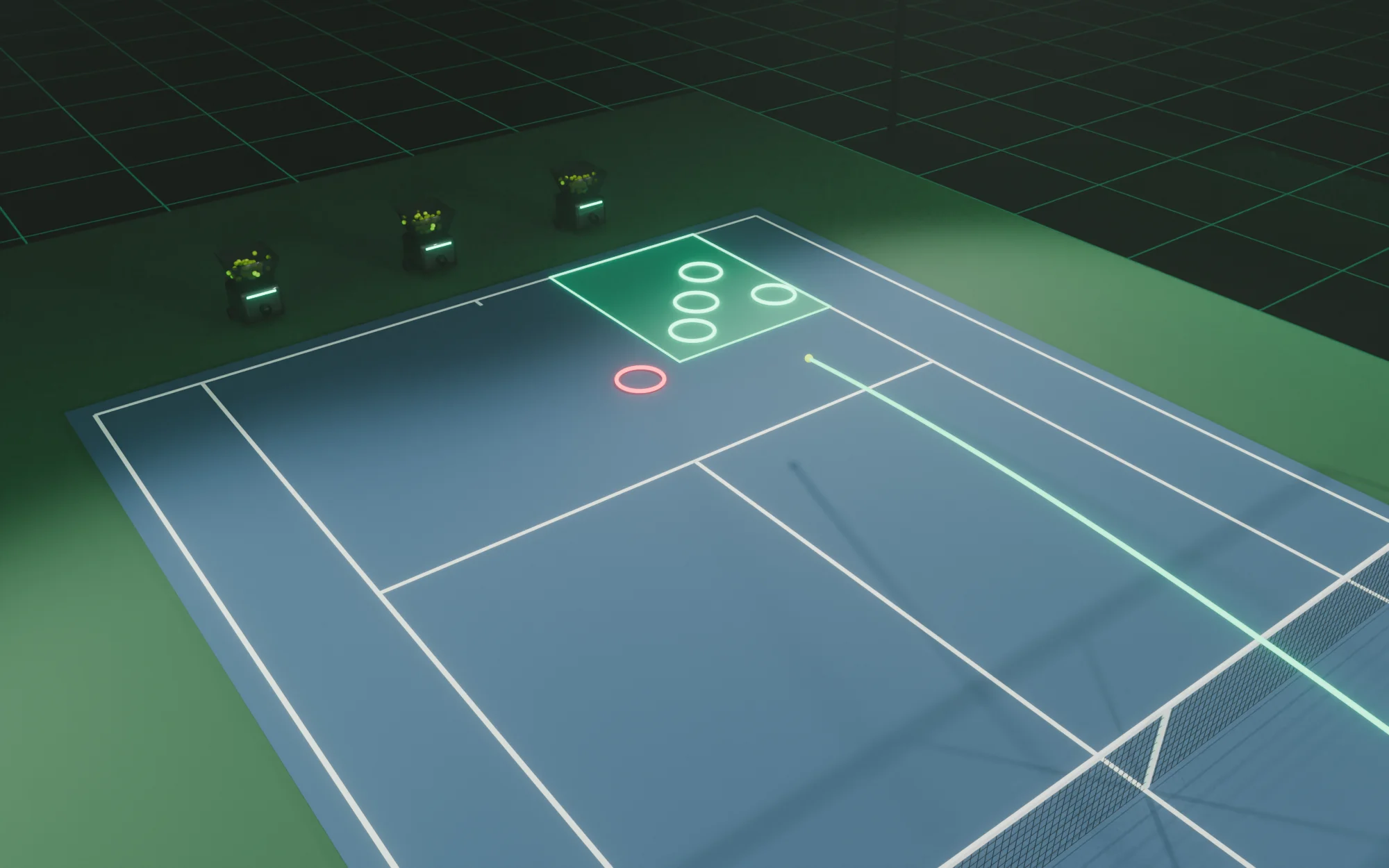 Target Practice on a Court X court